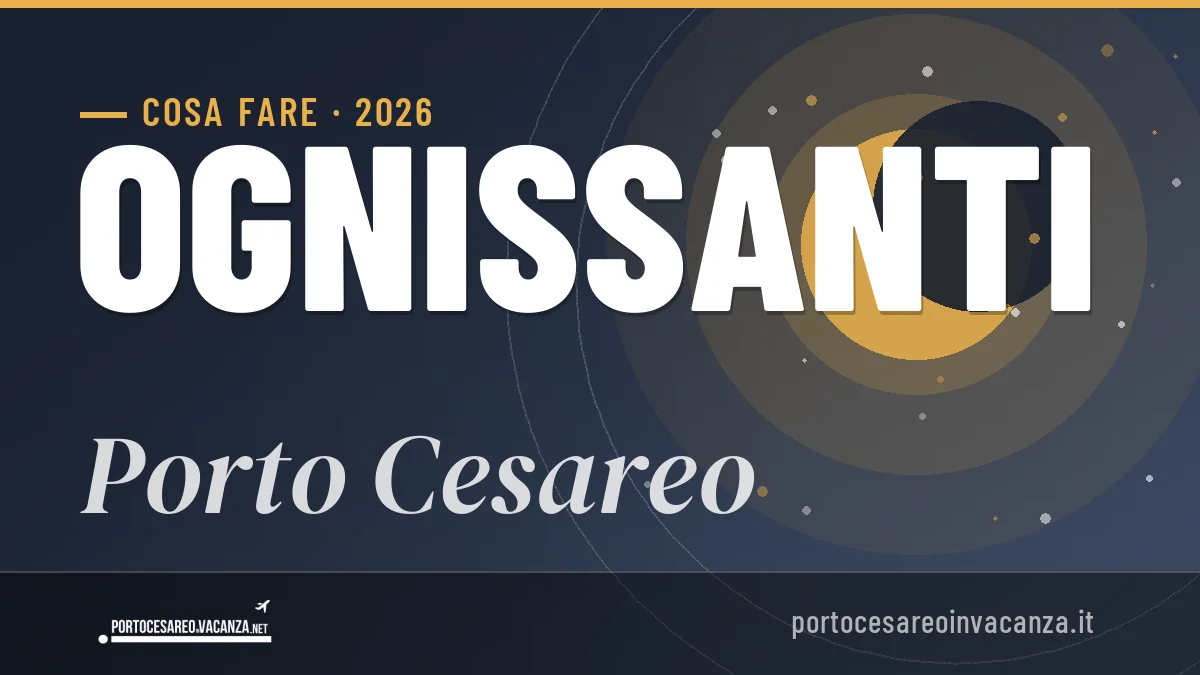 Ponte di Ognissanti 2026 a Porto Cesareo: ristoranti, dove mangiare, eventi